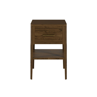 DI Designs Abberley Bedside in Brown - 1 Drawer - Belmont Interiors