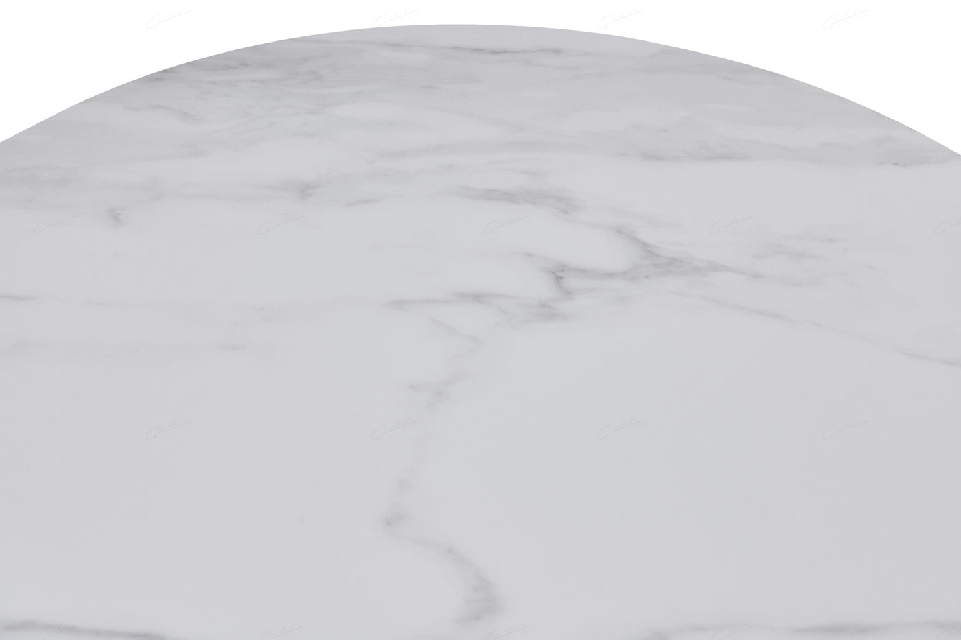 Blanco 200cm Oval Beech & White Ceramic Sintered Marble Dining Table - Belmont Interiors