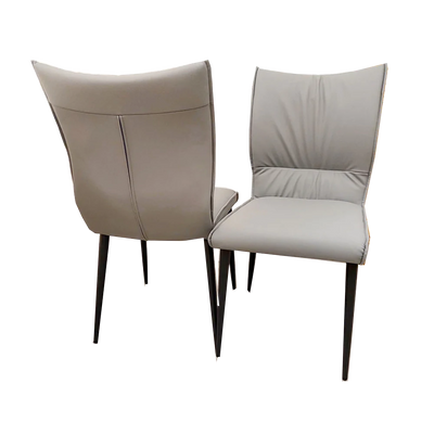 Flora PU Leather Dining Chair - 3 Colours - Belmont Interiors