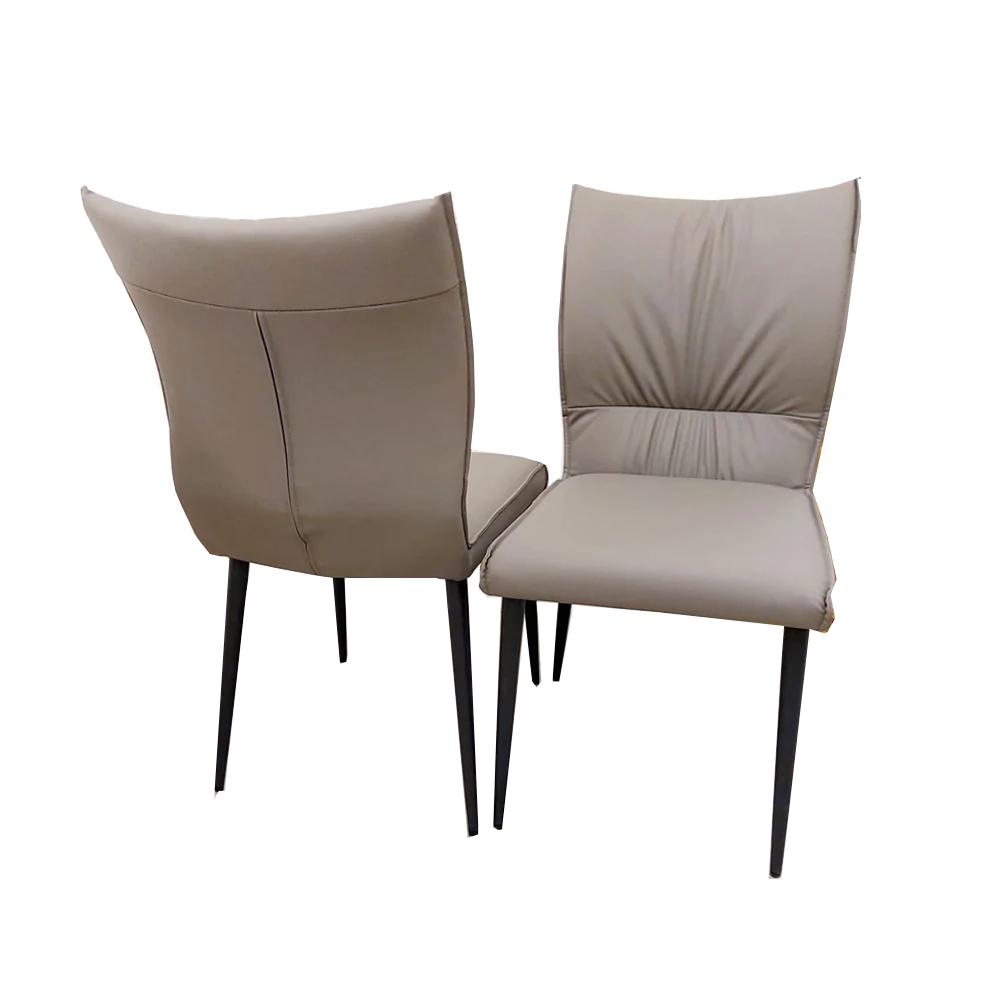 Flora PU Leather Dining Chair - 3 Colours - Belmont Interiors