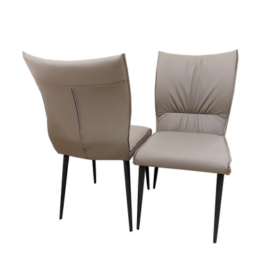Flora PU Leather Dining Chair - 3 Colours - Belmont Interiors
