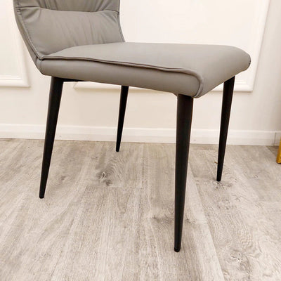 Flora PU Leather Dining Chair - 3 Colours - Belmont Interiors