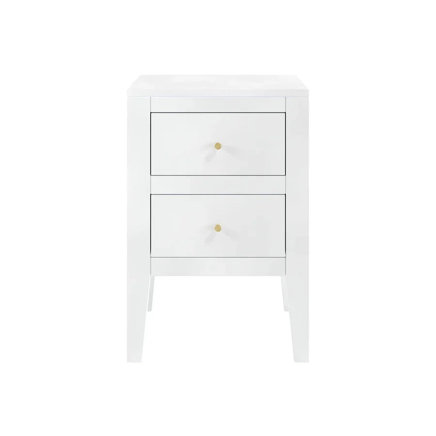 DI Designs Alton Bedside in White - Belmont Interiors