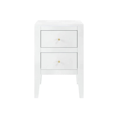 DI Designs Alton Bedside in White - Belmont Interiors