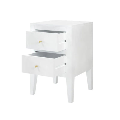 DI Designs Alton Bedside in White - Belmont Interiors
