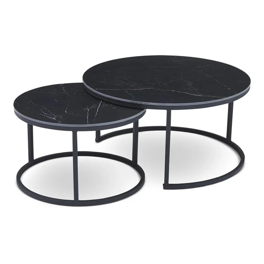 Berkeley Designs Soho Nested Coffee Table in Black - Belmont Interiors