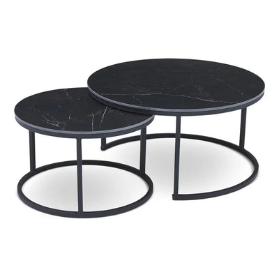 Berkeley Designs Soho Nested Coffee Table in Black - Belmont Interiors