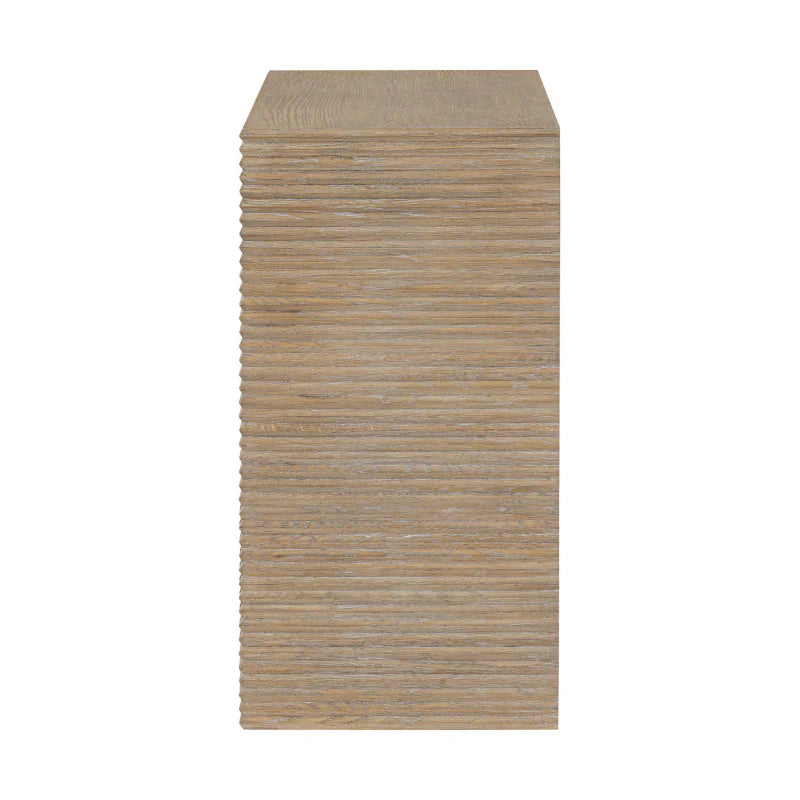 DI Designs Wickham Chest of Drawers in Ribbed Oak - Belmont Interiors