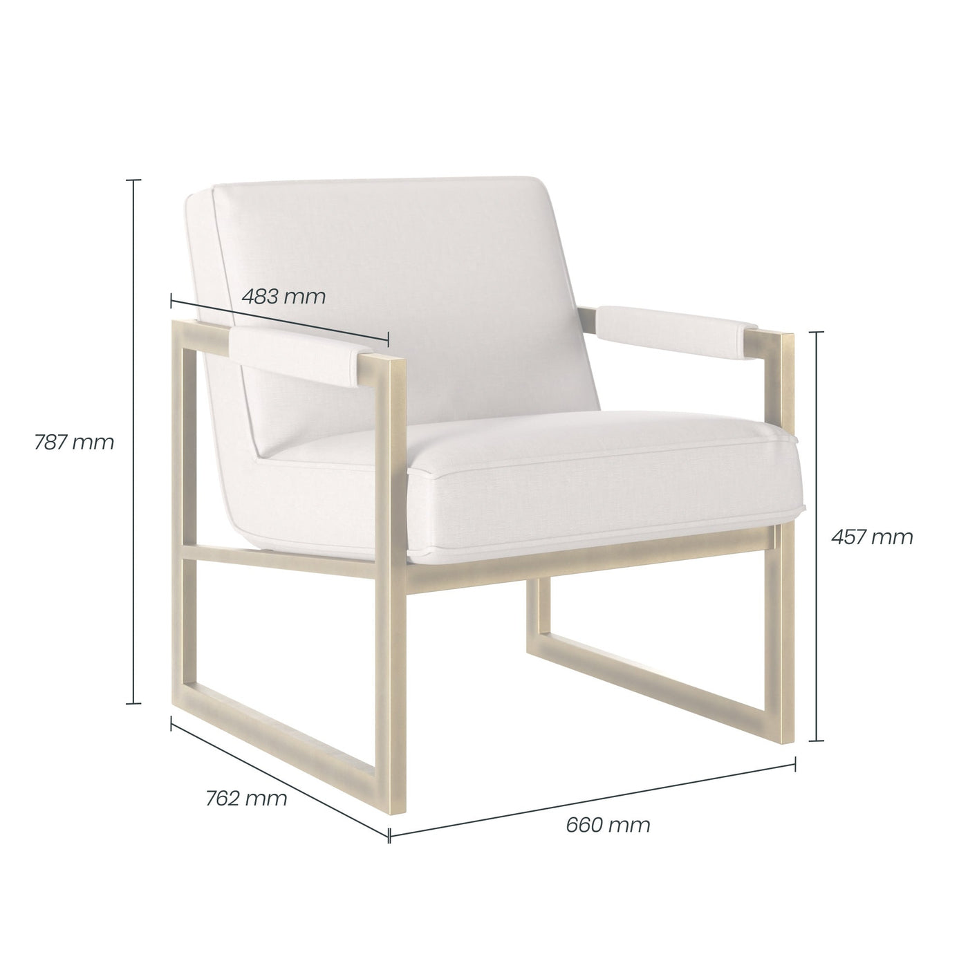 DI Designs Mickleton Club Chair - Clay Chenille - Belmont Interiors