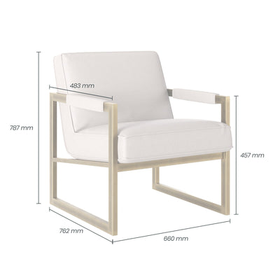 DI Designs Mickleton Club Chair - Clay Chenille - Belmont Interiors