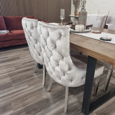 Kensington Dining Chair in Beige - Belmont Interiors