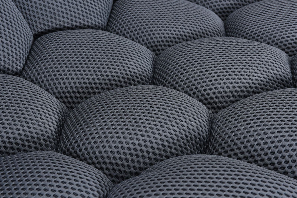 Belle Bubble Curved Sofa in Grey
