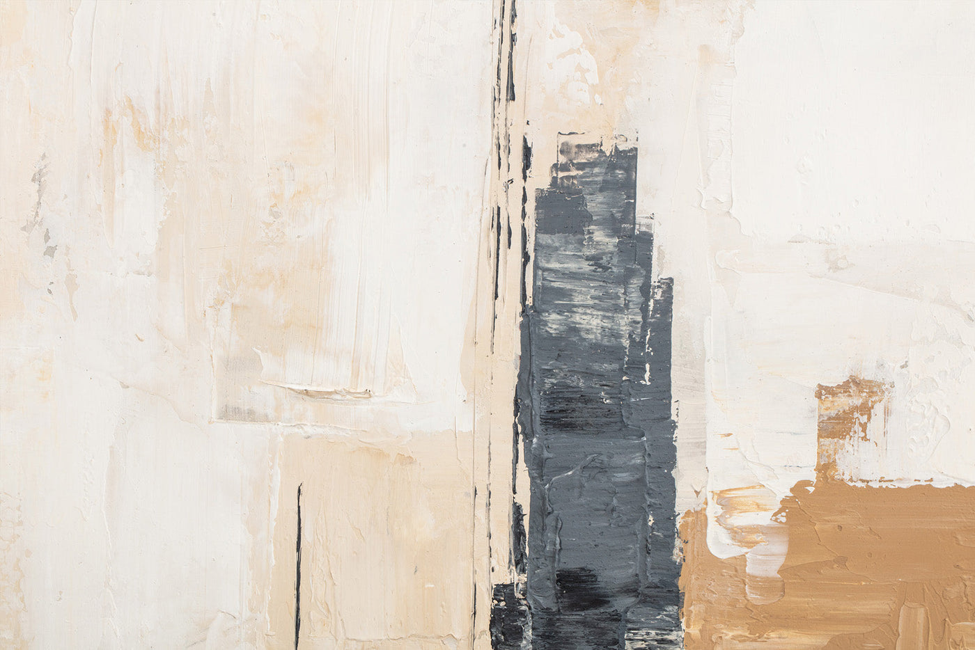 Berkeley Designs Oil on Canvas 74 with Brown Frame