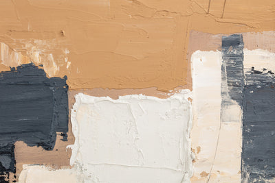 Berkeley Designs Oil on Canvas 74 with Brown Frame