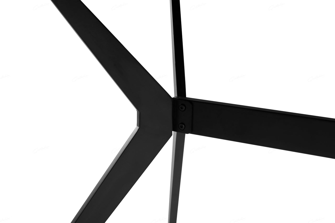 Livia 160cm Black Ceramic Sintered Marble Dining Table
