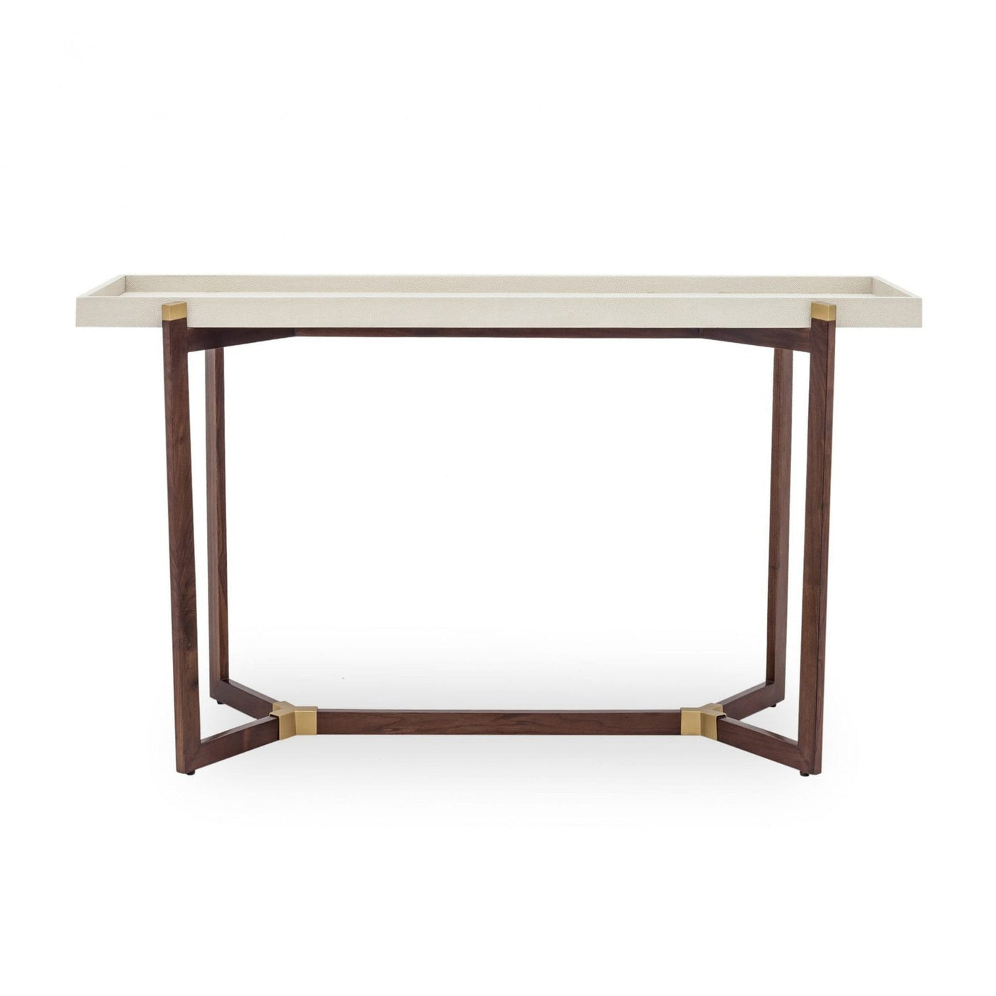 DI Designs Hambledon Console - Cream Shagreen - Belmont Interiors
