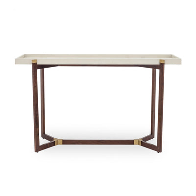 DI Designs Hambledon Console - Cream Shagreen - Belmont Interiors