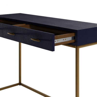 DI Designs Willersley Navy Shagreen Console - Belmont Interiors