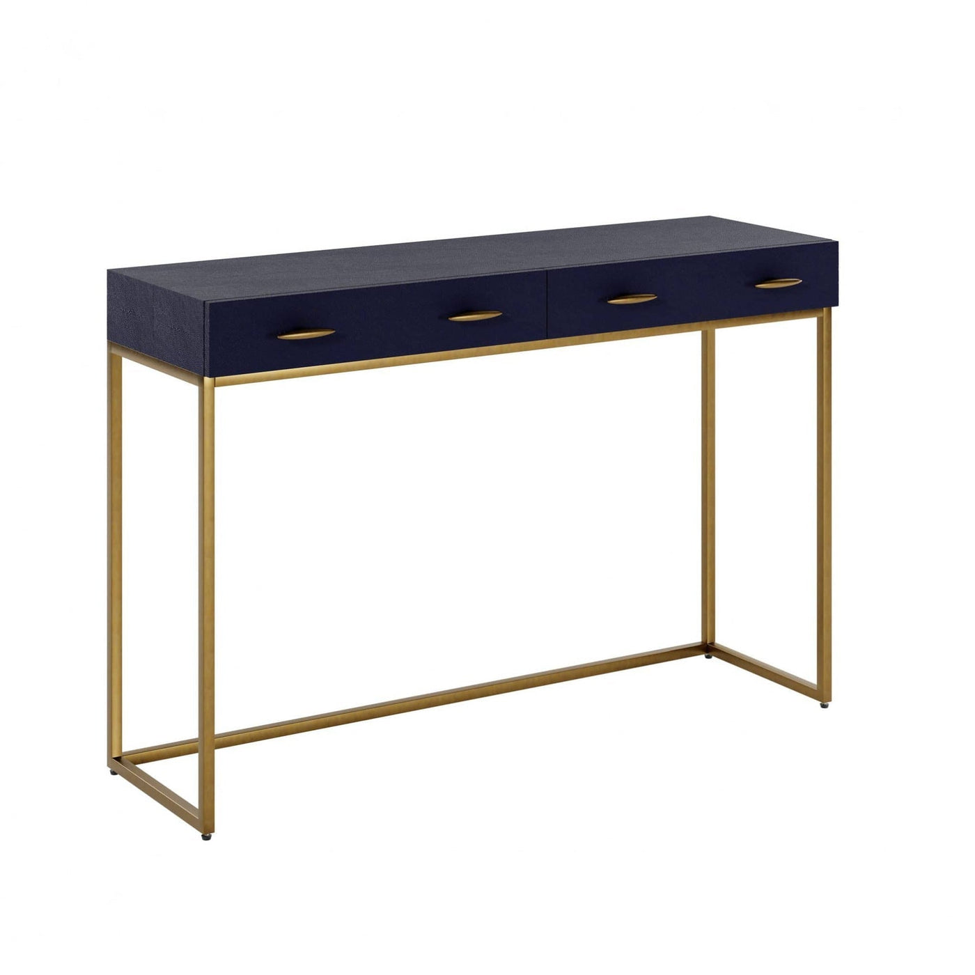 DI Designs Willersley Navy Shagreen Console - Belmont Interiors