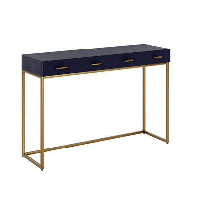 DI Designs Willersley Navy Shagreen Console - Belmont Interiors