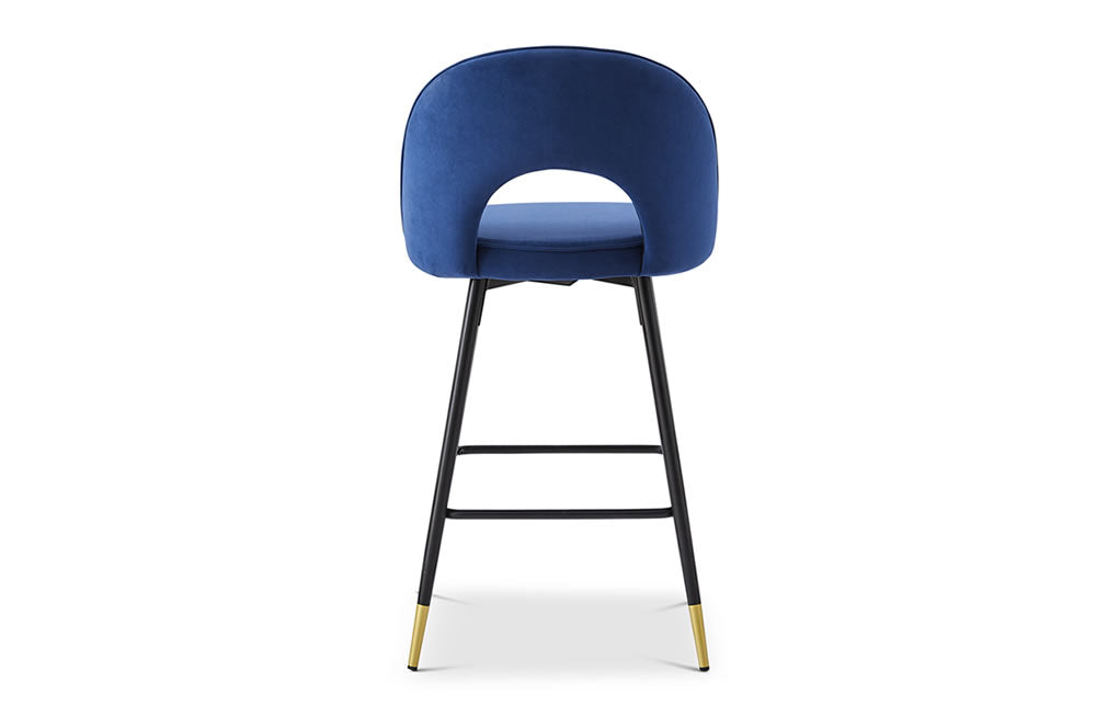 Berkeley Designs Hoxton Bar Stool in Blue - Belmont Interiors