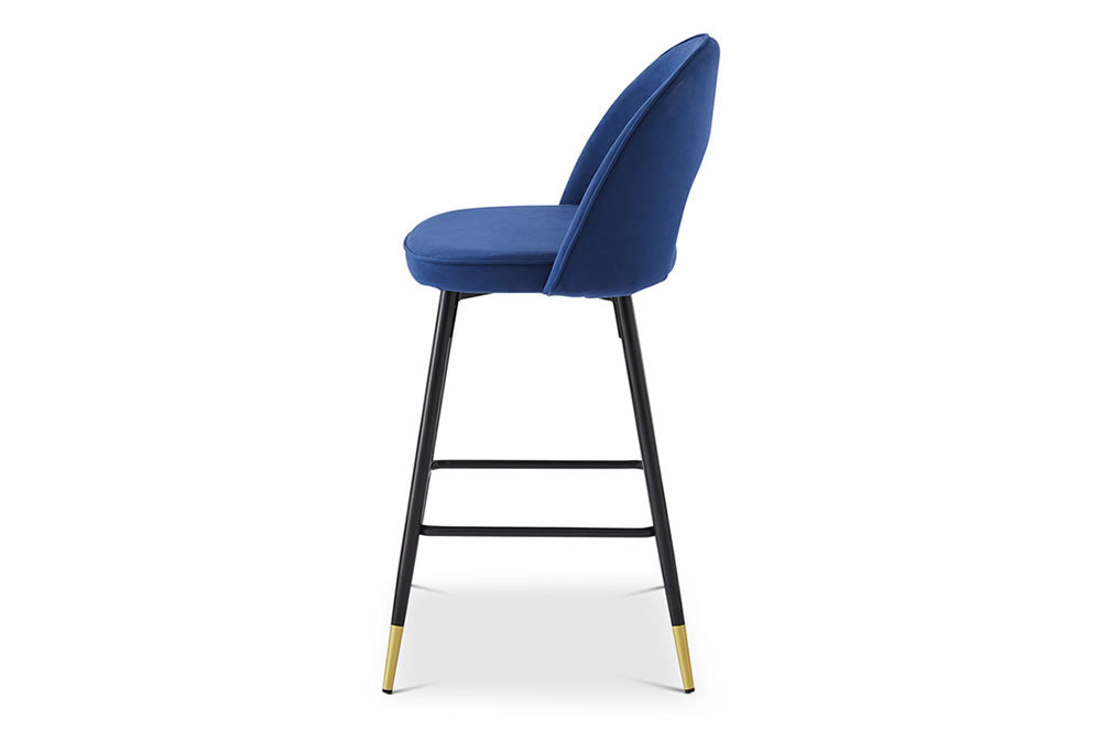 Berkeley Designs Hoxton Bar Stool in Blue - Belmont Interiors