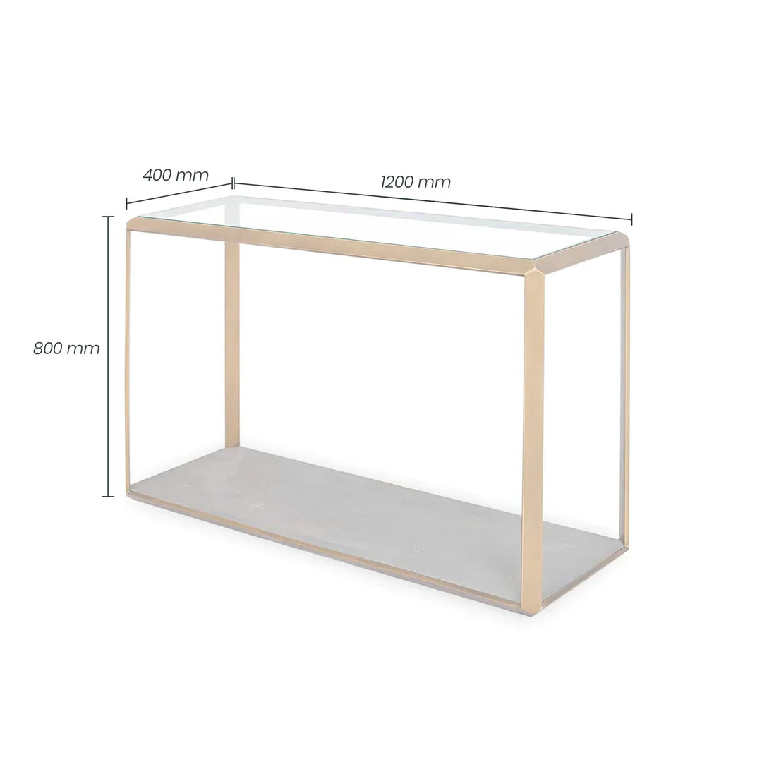 DI Designs Elmley Console Table - Ivory - Belmont Interiors