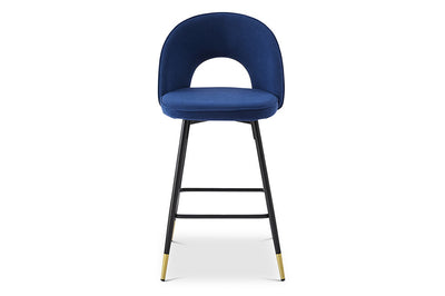 Berkeley Designs Hoxton Bar Stool in Blue - Belmont Interiors