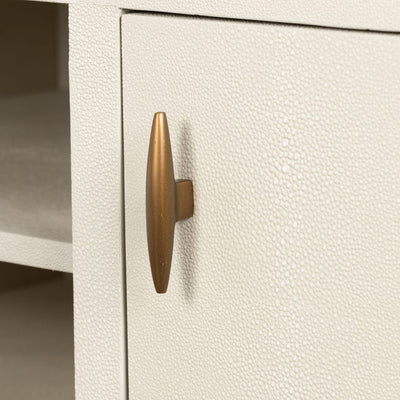 DI Designs Hampton TV Unit in Ivory Shagreen - Belmont Interiors