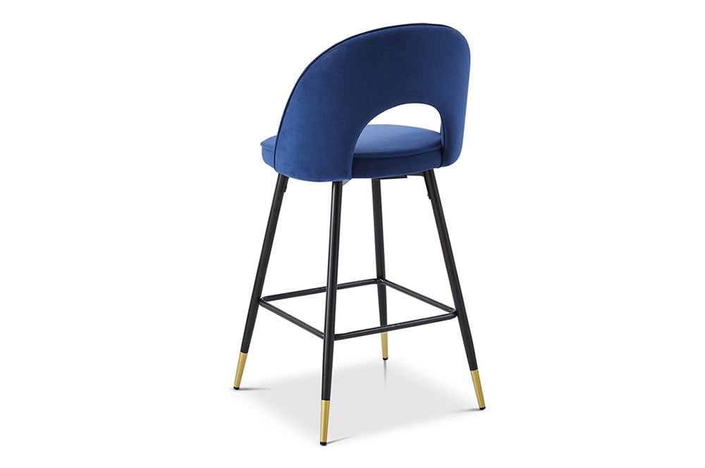 Berkeley Designs Hoxton Bar Stool in Blue - Belmont Interiors